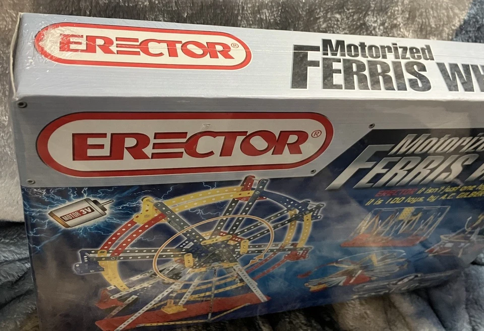 2003 NiB Erector Motorized Ferris Wheel Set Meccano 8257 Construction 477 Pieces - Image 3 of 4