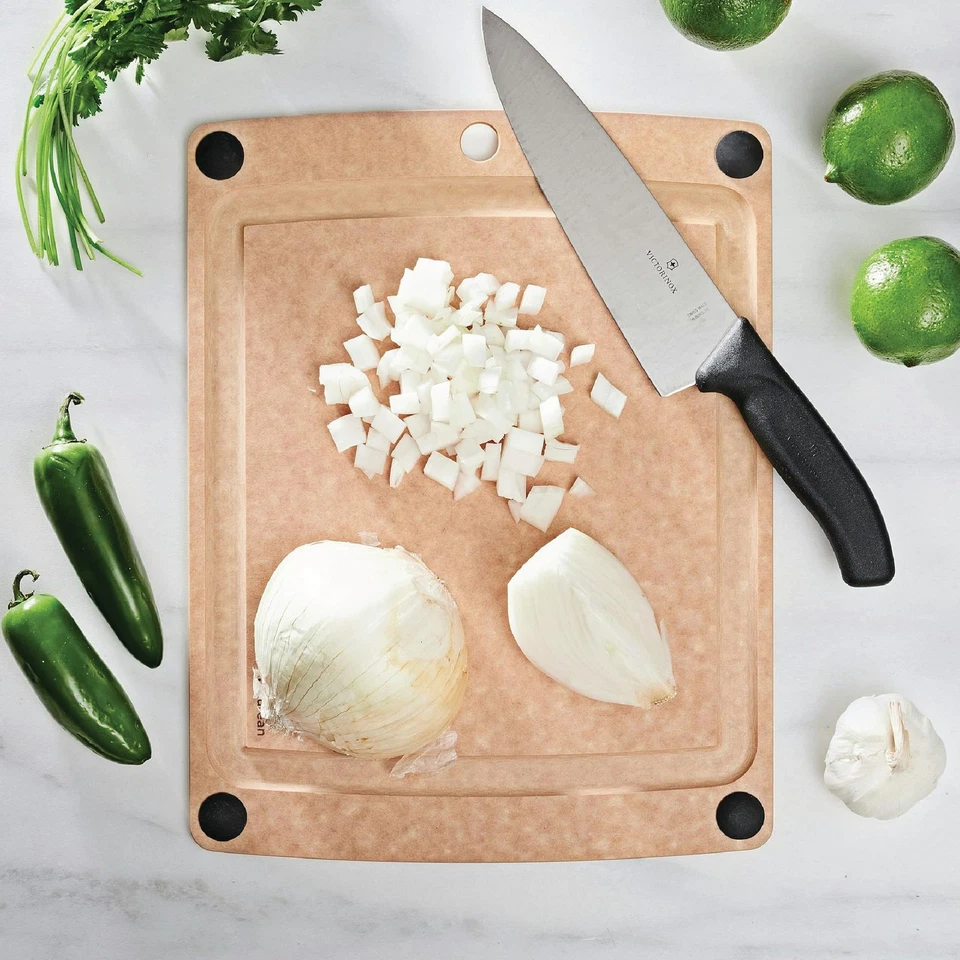 All-In-One Cutting Board with Non-Slip Feet and Juice Groove, 14.5" × 11.25",... - Image 2 of 4