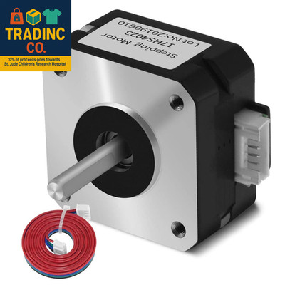 Nema 17 Stepper Motor Bipolar (17HS4023) 1.8 Degree 4.1V 1A 13Ncm (18.4Oz.In) In