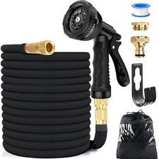 Gartenschlauch 15M flexibel Dehnbar Wasserschlauch mit 8 Modi Spritzpistole A...