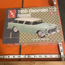 31512 AMT MODEL - 1955 CHEVROLET NOMAD - 1:25 SCALE - 2001 - SEALED - NIB