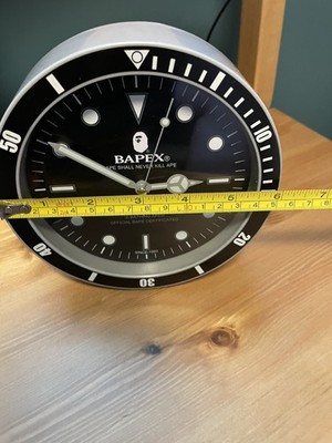 BAPE BAPEX A BATHING APE WALL TABLE TOP Clock w/ ALARM & luminous