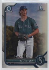 2022 Bowman Draft Chrome Refractor Walter Ford #BDC-187 16xg
