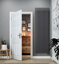 *OVERSTOCK* 1.5 Kw, Electric Radiator TERMA Rolo Room E, Grey 2000hx 590w, Wi-Fi