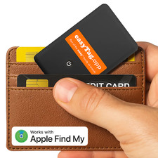 easyTag Card Tracker (IOS Only) - Rechargeable GPS Wallet Tracker AirTag