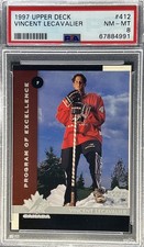 1997 Upper Deck  **  VINCENT LECAVALIER  **  #412  Rookie RC  💎 PSA 8 💎