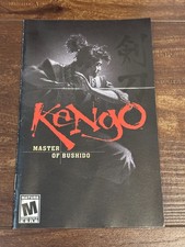 Kengo Master of Bushido PS2 Playstation 2 Instruction Manual Only