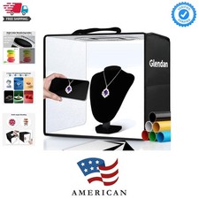 Portable Photo Studio Light Box,12"x12" Professional Dimmable Shooting Tent K...