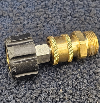 #ad QTY 2 1 4quot; High Pressure Washer Hose Adapter Quick Connector 4500 Psi 300°F $26.92