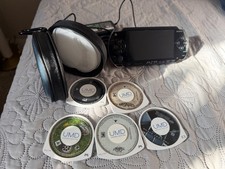 psp 3000 console with games