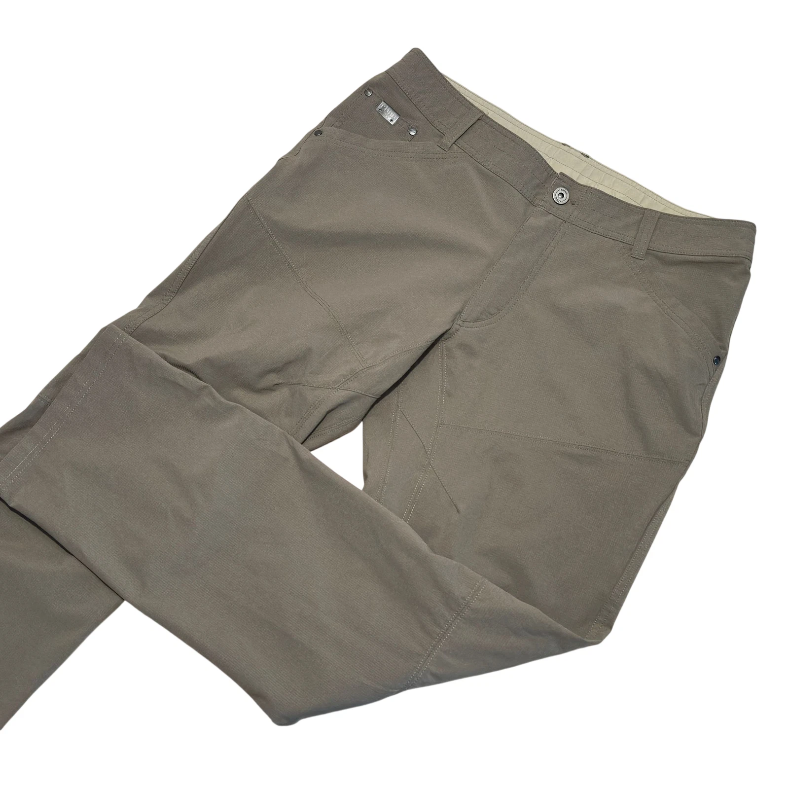 KUHL Silencer Pants Hiking Outdoor Mens 36x32 Tan Ripstop Stretch Mountain 5166