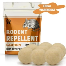 Rodent Repellent Balls for Indoor and Outdoor Protection, 8-Pack 