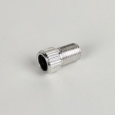 PRO ALLOY BICYCLE PRESTA ADAPTOR VALVE 17MM WITH O-RING CHROME