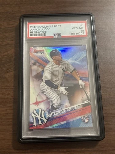 2017 Bowman's Best - Aaron Judge #1 Refractor (RC) PSA 10 Gem Mint 💎