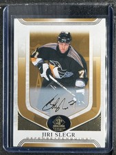 Slegr, Jiri - 2020-21 SP Signature Edition Legends - Gold Signature