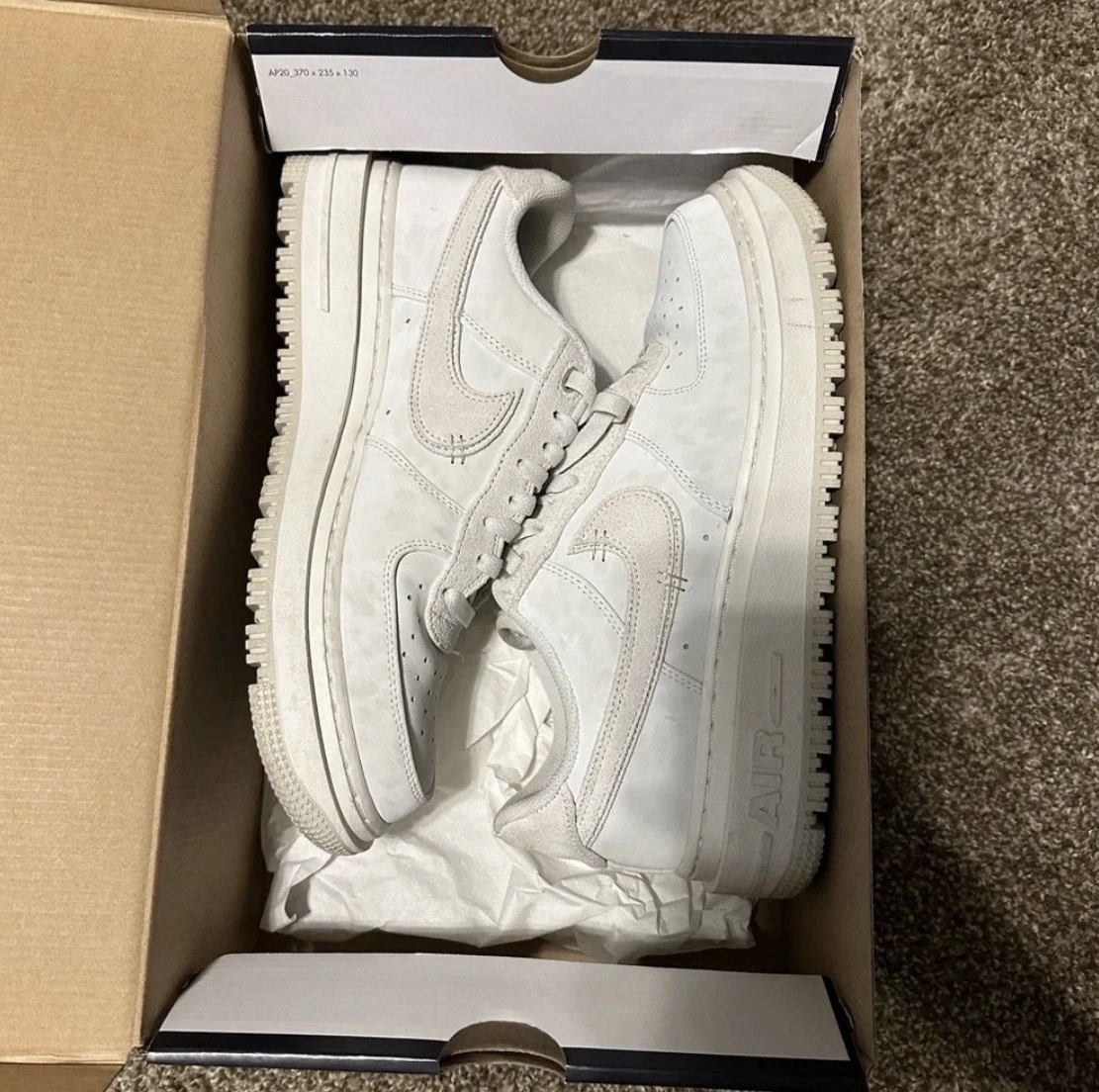 Nike Air Force 1 Lux Low Triple White for Sale | Authenticity
