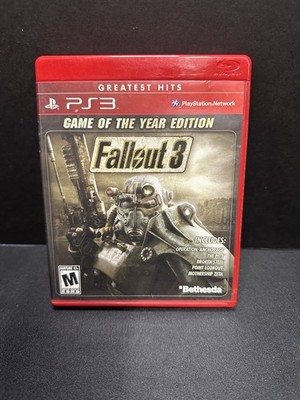 Fallout 3 Game of the Year Edition GOTY PS3 (Sony PlayStation 3, 2009) Complete