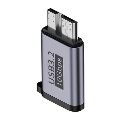 Aluminum Alloy Micro USB 3.0 to USB C Female Adapter 10Gbps Speed Key Ring