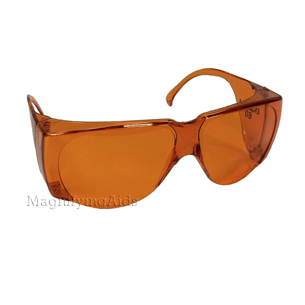 NoIR N60 UV Shield Glasses 48% Orange, Low Vision, Blocks UV  display picture 1