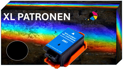 Multi Tintenpatronen passt für Epson Workforce WF-100 W E266 E267 black XL 