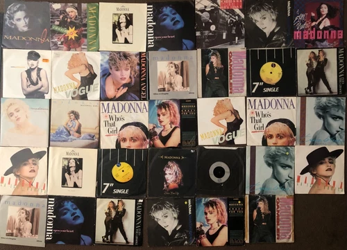 Madonna Collection job lot 7 " Vinyl Singles UK 45's x 34