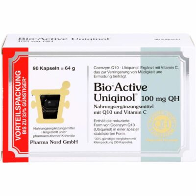 BIO ACTIVE Uniqinol 100 mg QH Pharma Nord Kapseln 90 St PZN11077632