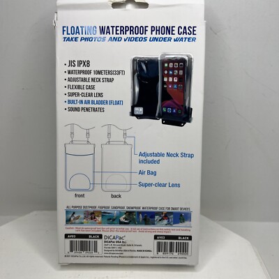 AquaVault 100% Waterproof Floating Smart Phone Case Money Pouch