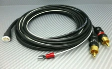 Cardas Belden 2.5 meter Tone Arm Phono Cable 5 pin female DIN to WireWorld RCAs