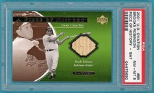 2001 Topps U.D. Ovation Brooks Robinson Game Used Bat- #BR PSA 8! Orioles! POP 2
