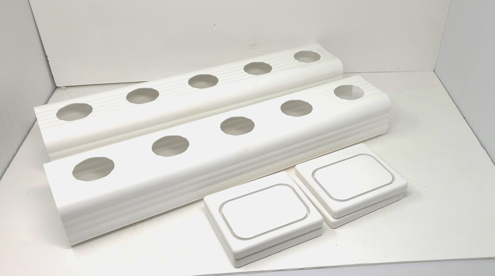 Hydroponic Growing System, Vinyl Downspout 3x4 Inch With End Caps