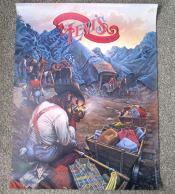 Vtg Levi's ''We Put A Little Blue Jean In Everything We Make'' Poster  22''x 28''