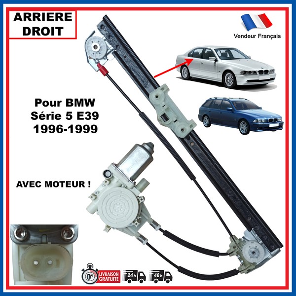 Elektrisches Fensterheber Hinten Rechts FüR Bmw E39 Serie 5 Touring 51358159835-image
