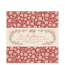 Tilda Baumwollstoff Herbst/Winter Creating Memories Charm Pack 32x12,5x12,5cm