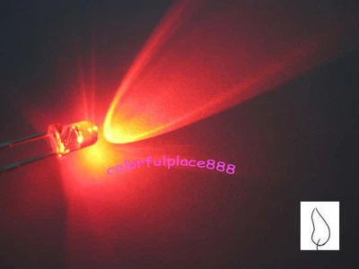 100pcs, 3mm Red Candle Flicker Ultra Bright Flickering LED Leds Light Lamp New