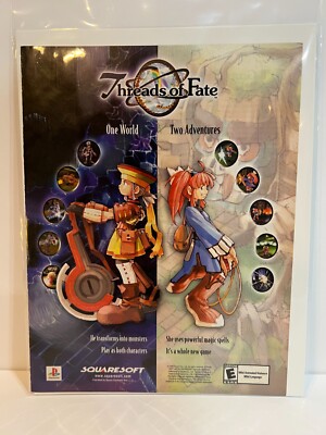 Threads of Fate - Promotional Magazine Ad - PlayStation - PS1 - Squaresoft