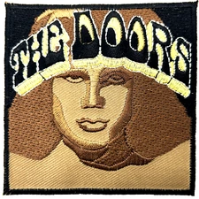 The Doors Jim Morrison Rock Music Embroidered Iron on Patch Applique