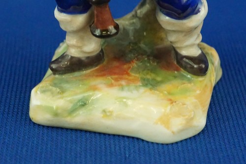 Figura de porcelana antigua GINORI DOCCIA NANO CARAMOGI gaitero gnomo 1800 19th - Imagen 21 de 23
