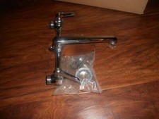 8" Wall Mounted Swing Spout Swivel Chrome Faucet