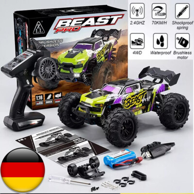 RC Car 4WD 70KM/H High Speed Remote Control Trucks Monster Crawler Cars Off-Road