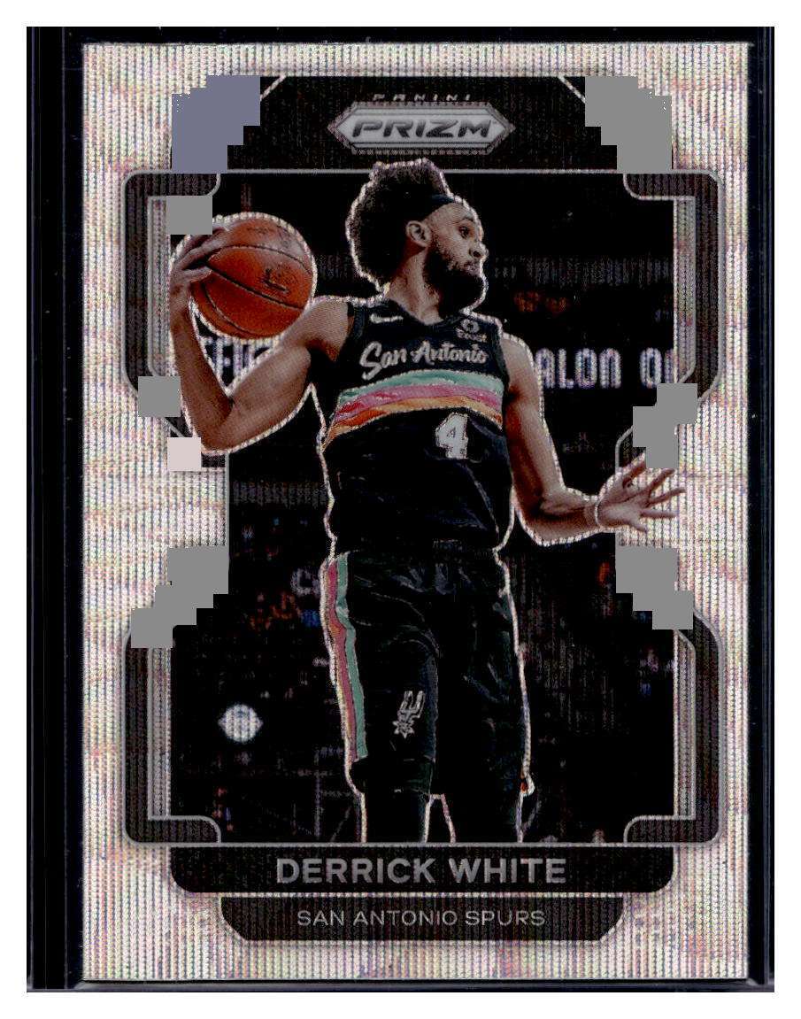 2021-22 Panini Prizm Silver Wave Prizm #19 Derrick White Card (Qty)