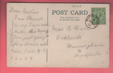 Bolton-le-Sands, Lancashire - Single Circle Postmark 1913 - Heysham Church