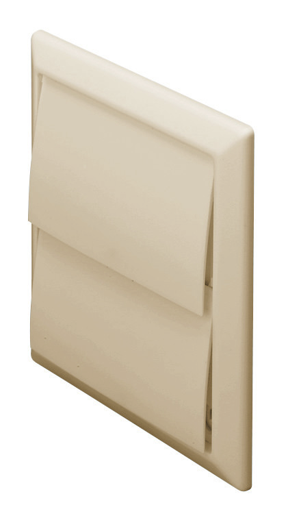 110 x 54mm Rectangular Cotswold Gravity Flap Vent- Tumble Dryer / Extractor fan