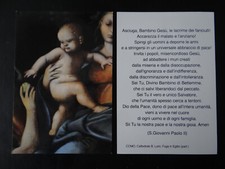 Andachtsbild, Gebetsbild "Jesuskind", Flucht n.Ägypten, Kathedrale Como, Italien