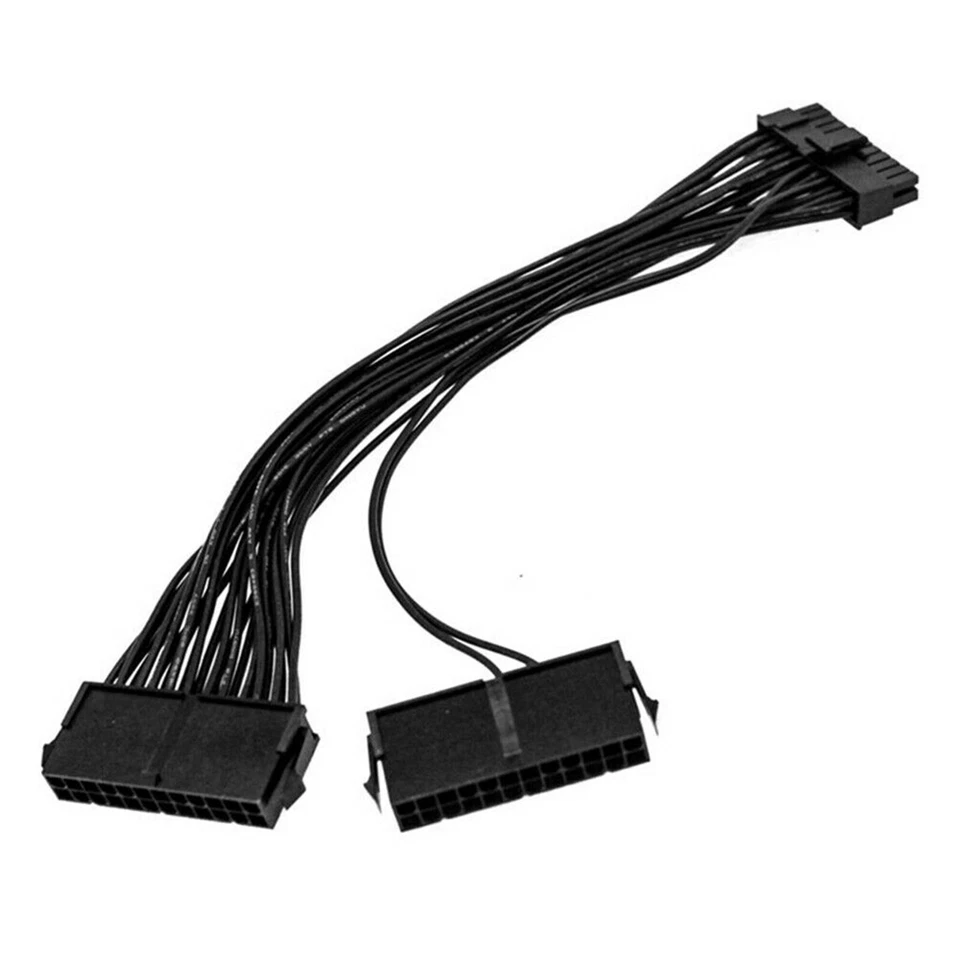 3x Power Supply 24-pin ATX Motherboard Splitter Cable,24pin(20+4) for Dual ATX - image 3 of 4