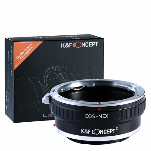 K&F Concept adapter for Canon EOS EF lens to Sony E NEX a5000 a6000 A72 A7R3 A7c