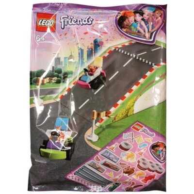Brandneu Lego Friends Haustier Go-Kart Rennfahrer 5005238 Polybeutel - 1. Klasse Lieferung