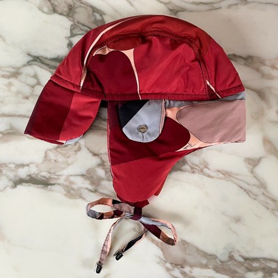 EMILIO PUCCI multicolored patterned trapper hat Emilio Pucci Iride Trapper Hat - Multicoloured | Editorialist main image 2