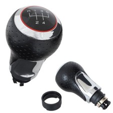 Schaltknauf 5-Gang Chrom für Audi A1 8X GB A3 8L 8P 8V A4 8E B6 B7 A6 C6 4F Rot