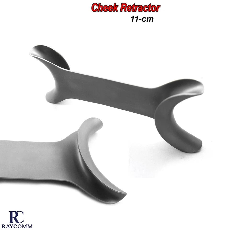 Retractor dental de mejillas labio lengua abridor bucal doble cabeza instrumentos ortopédicos Foto 4 de 4