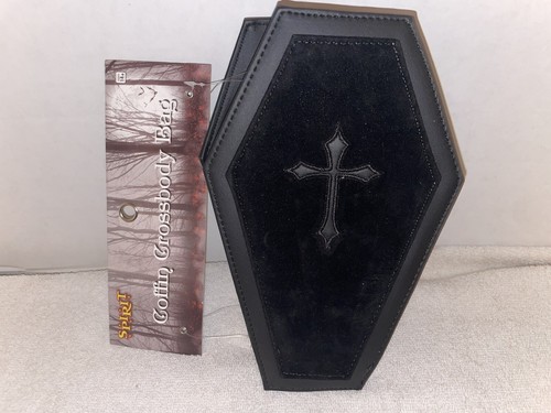 New Crossbody Coffin Cross Bag Purse Spirit Halloween chain strap Gothic